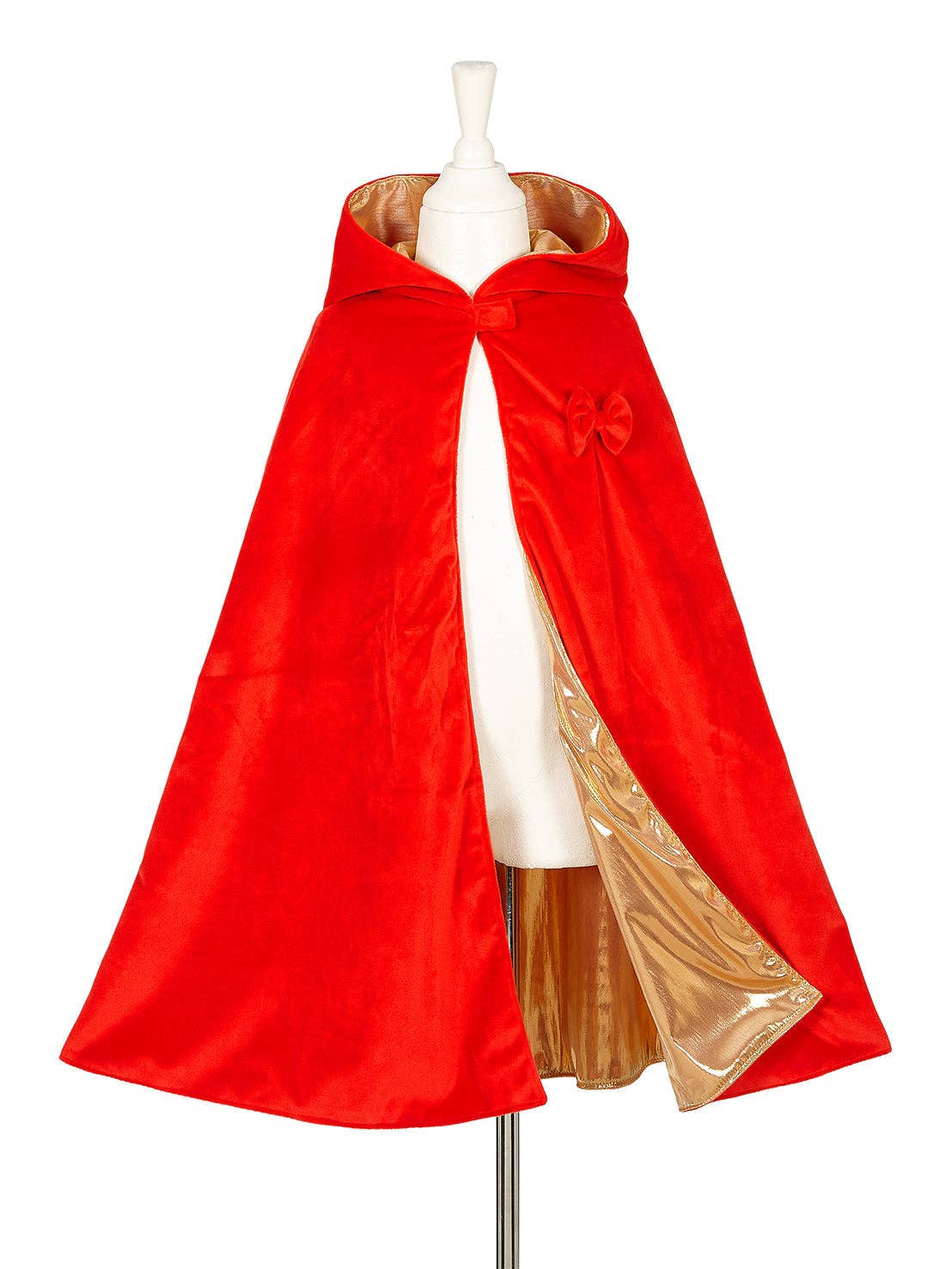 Princess-Red Costume Reversible Cape worn