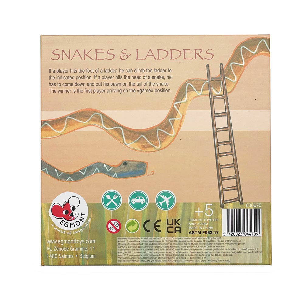 Magnetic Activity Game – Snakes & Ladders – Egmont, view 5