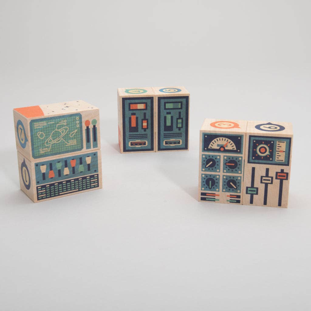 Built-in ruler detail on Uncle Goose Environments Space Blocks
