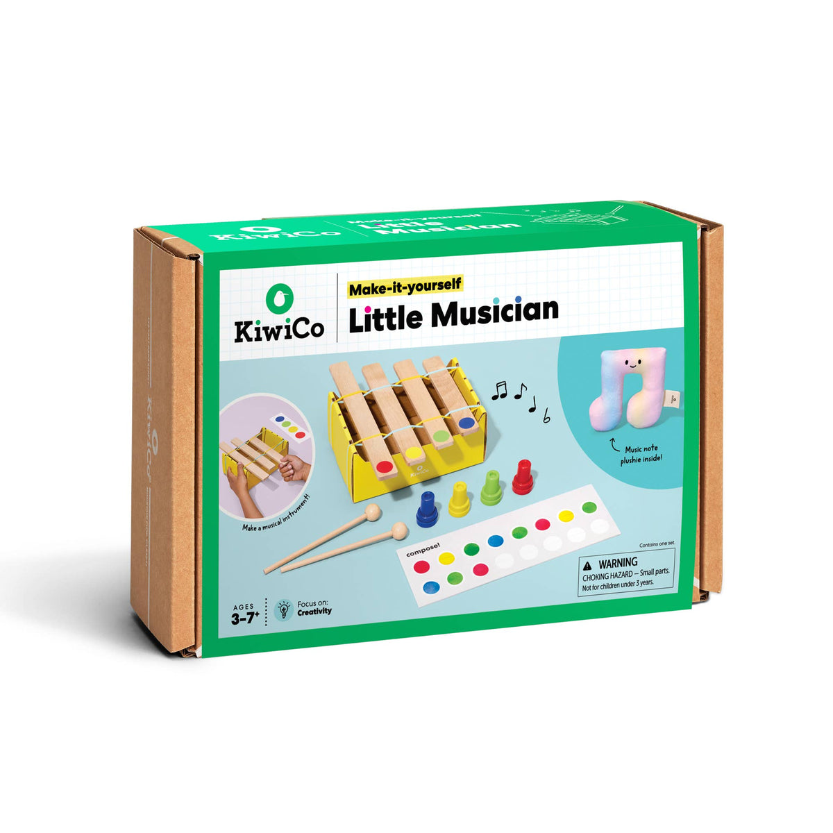 KiwiCo Little Musician build-your-own xylophone music kit