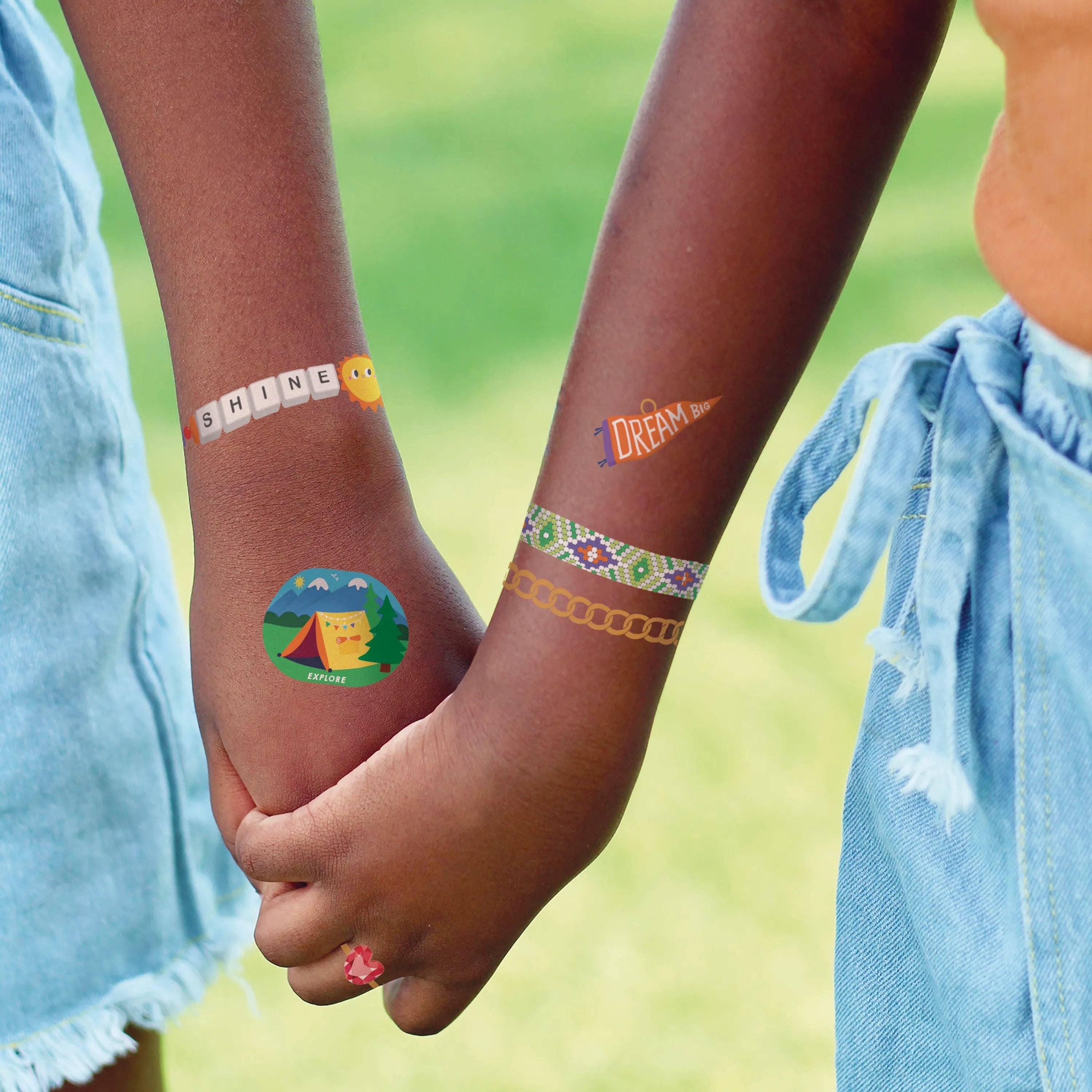 OOLY x Girl Scouts: Do-It-Yourself Tattoo Jewelry (3 Sheet Set)