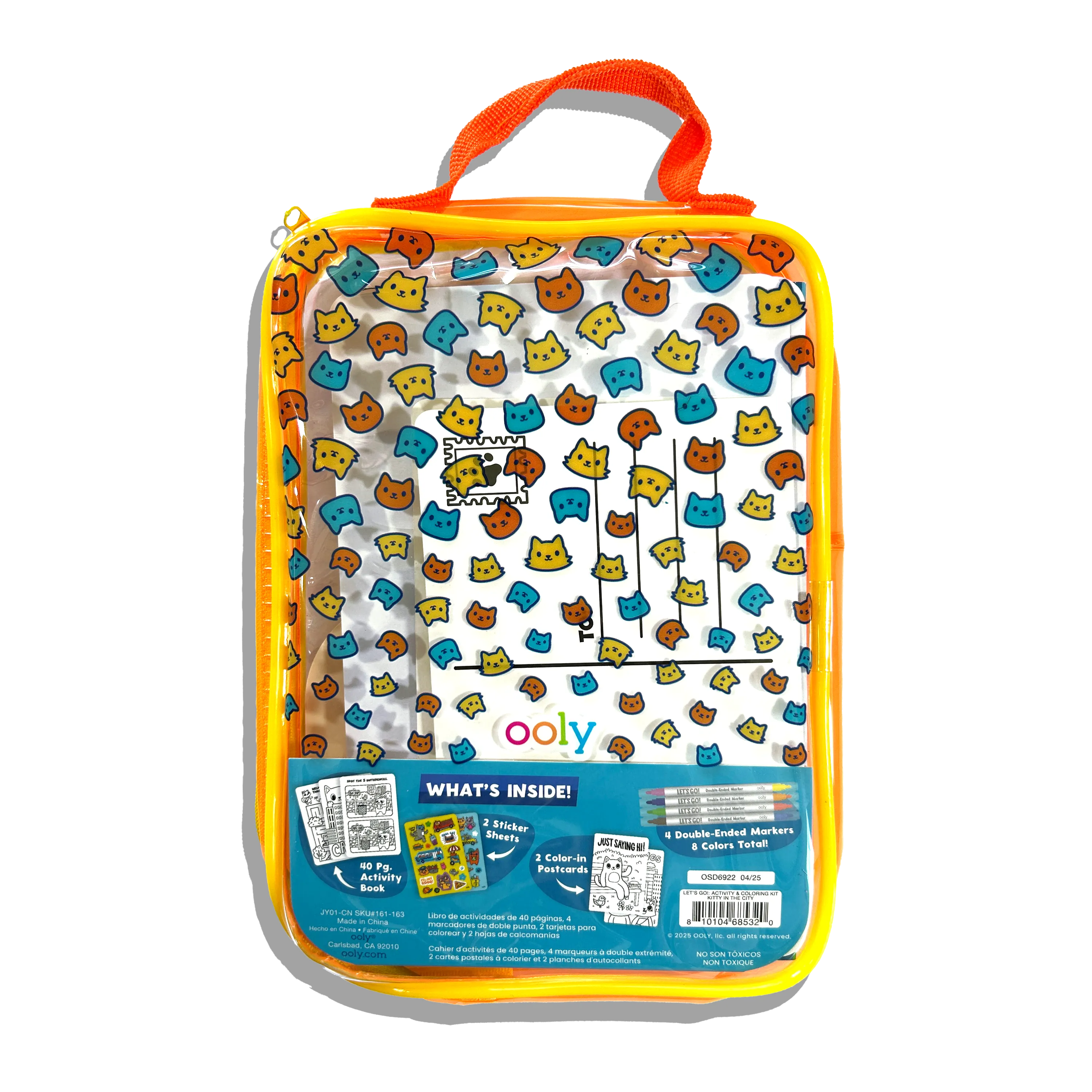 Let's Go! Activity & Coloring Kit - Kitty In The City
