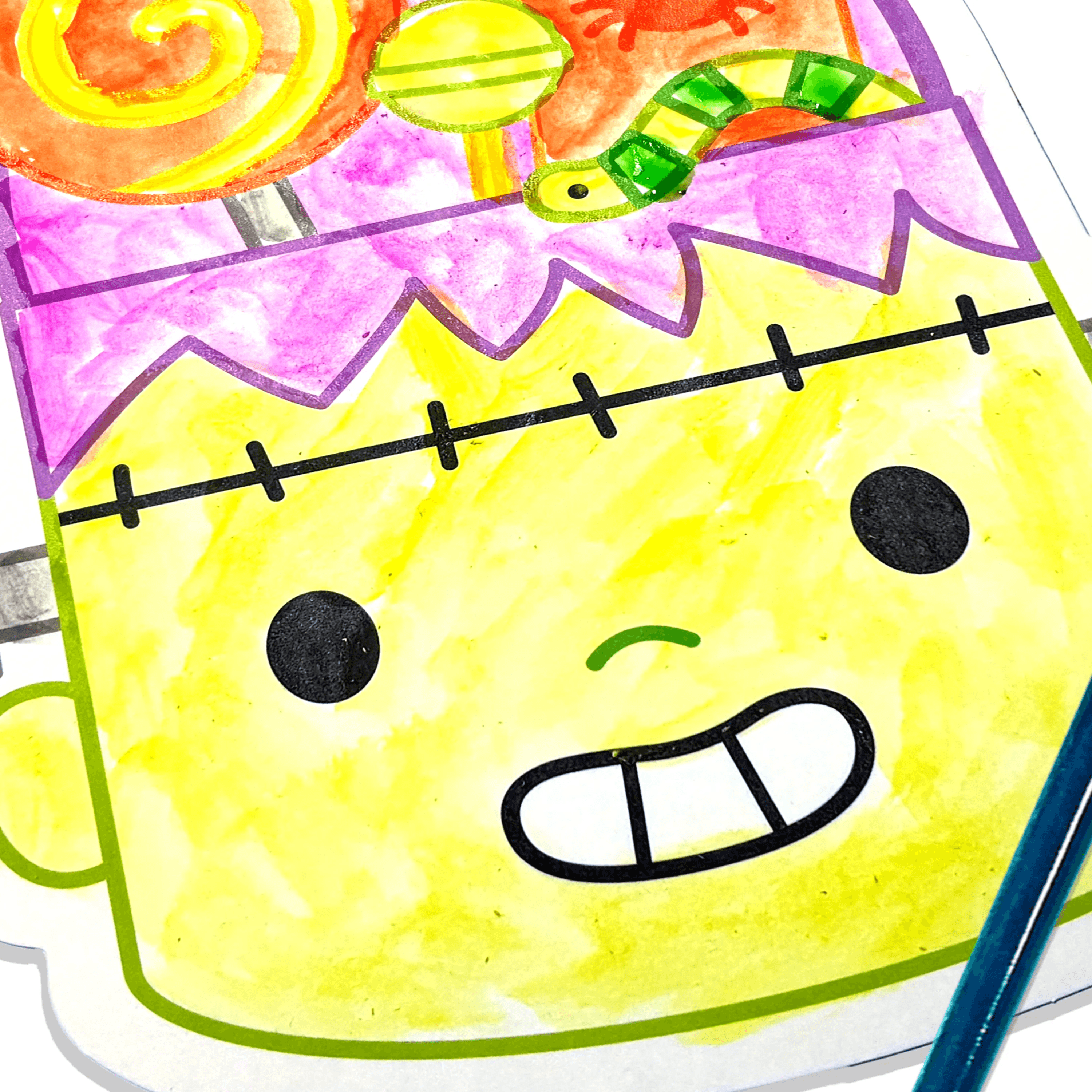 Playful Painters Easy Watercolor Painting Kit - Trick or Treat