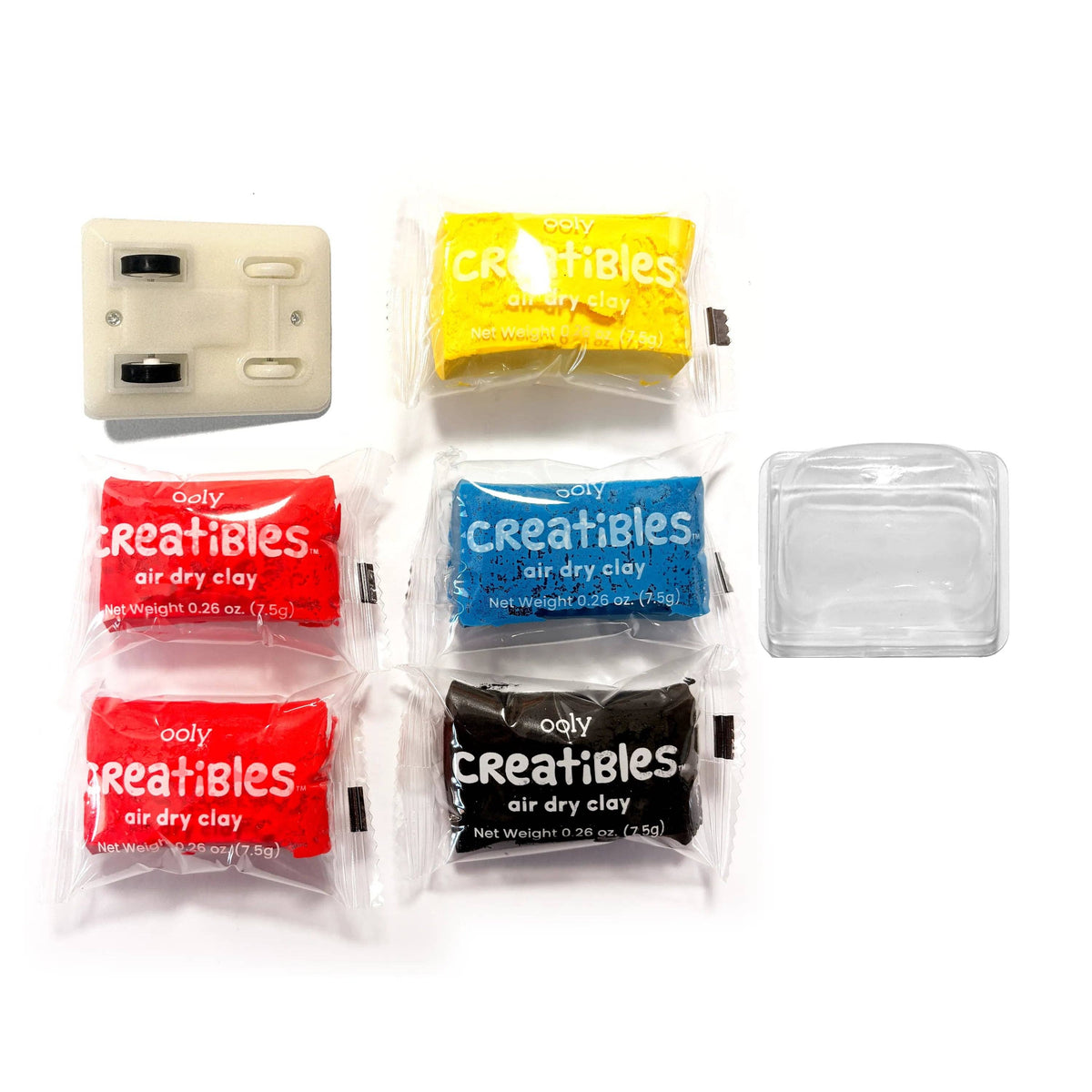 OOLY Creatibles Mini Air Dry Clay Car Kit in Zoomie Racecar, air dry clay pull-back racecar kit – image 3 of 7