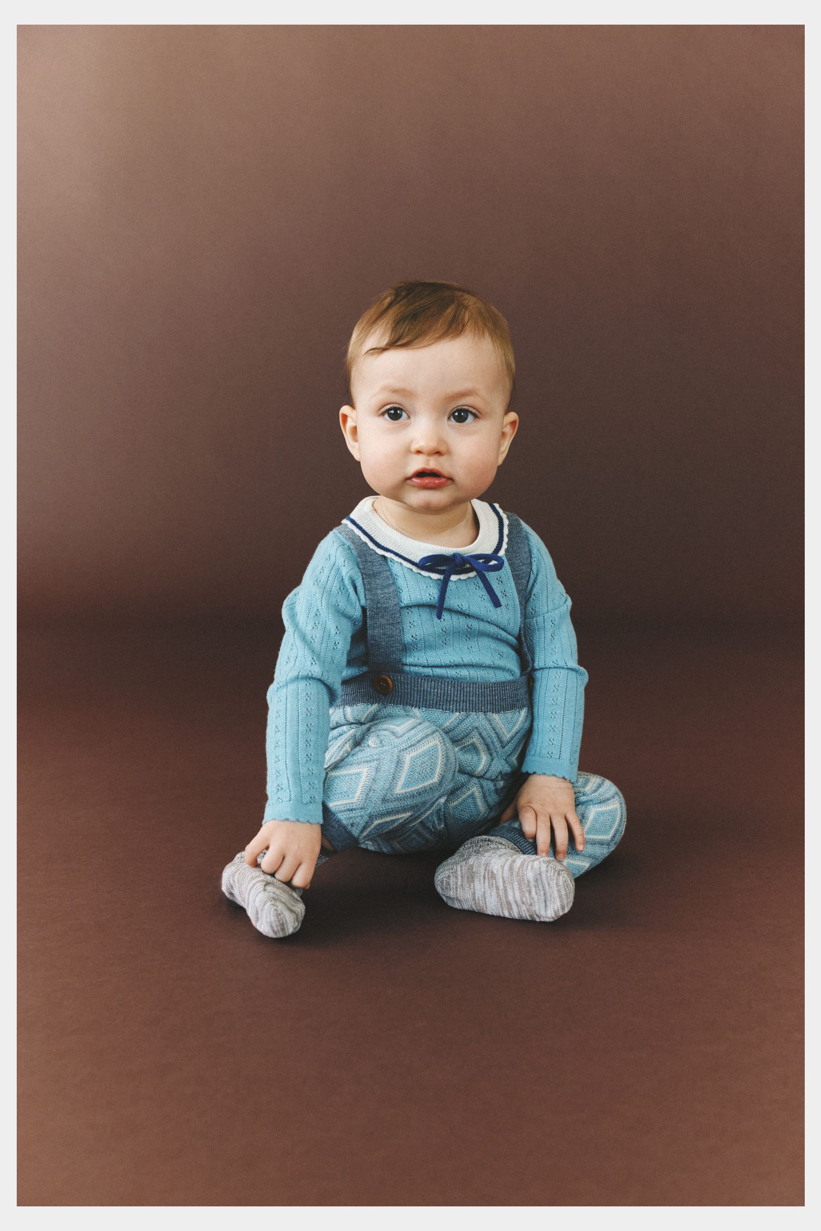 Baby Bow Body - Light Teal back