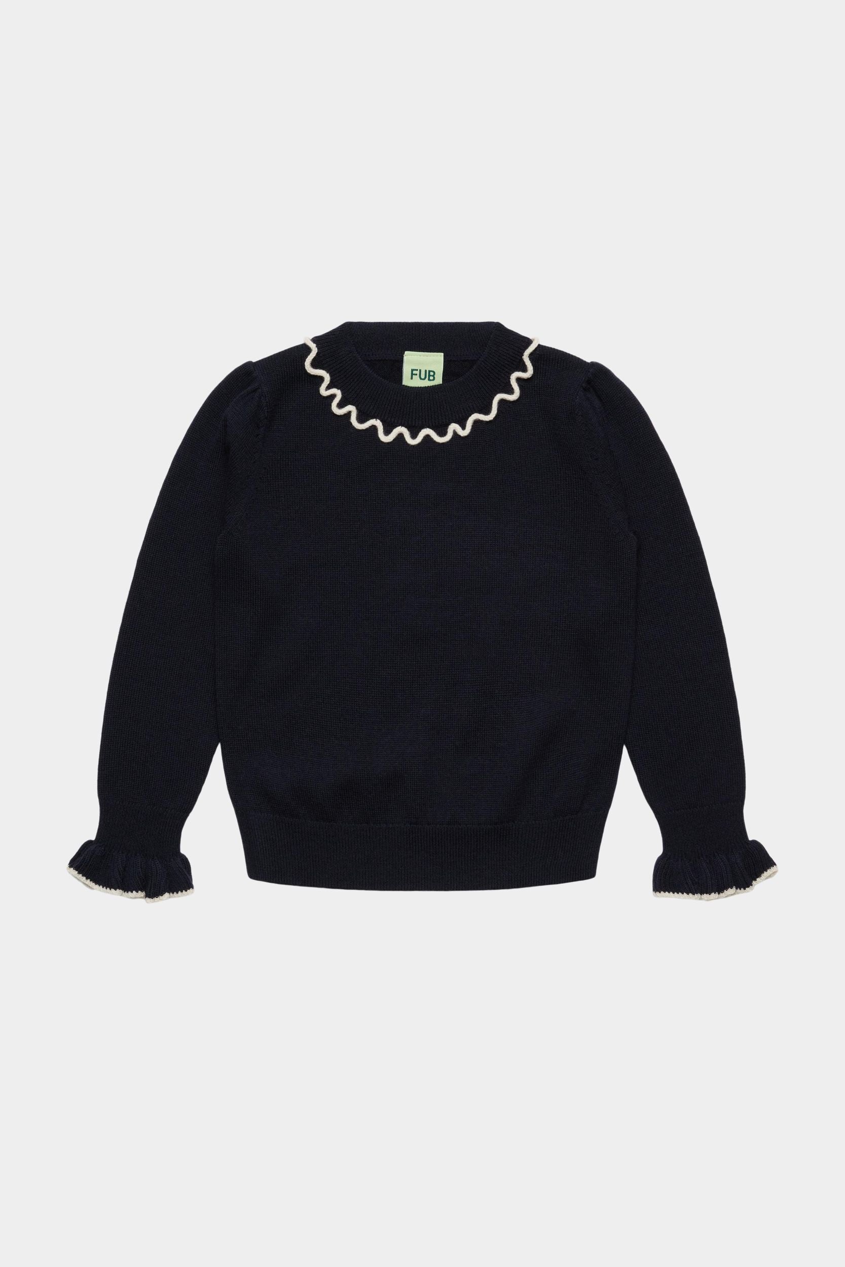 Frill Jumper - Dark Navy