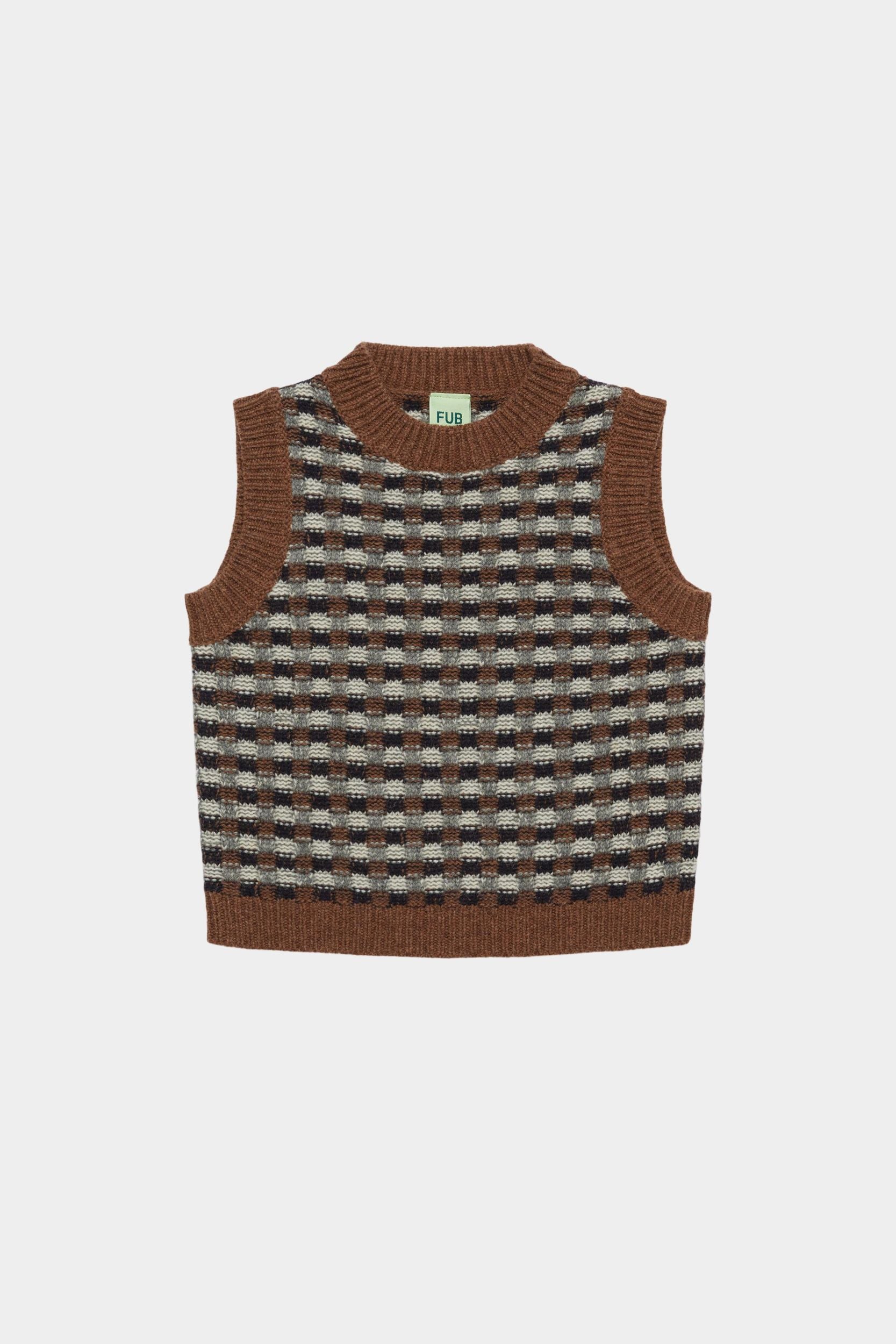 Lambswool Vest - Hazel Melange