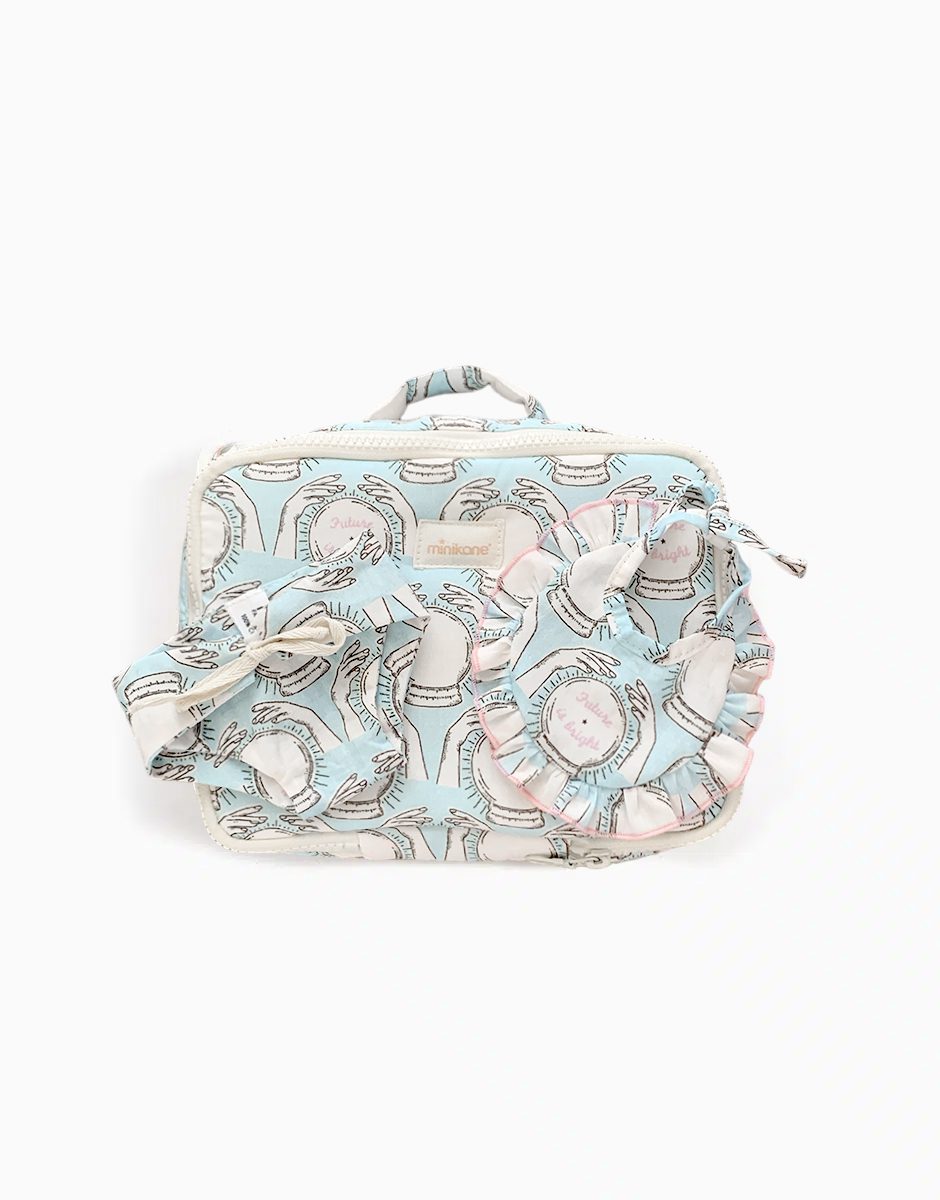 Annette Mini Suitcase & Accessories in Future is Bright Cotton – Minikane