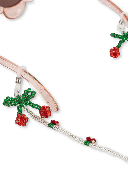 Sunglasses Bead Chain Cherry