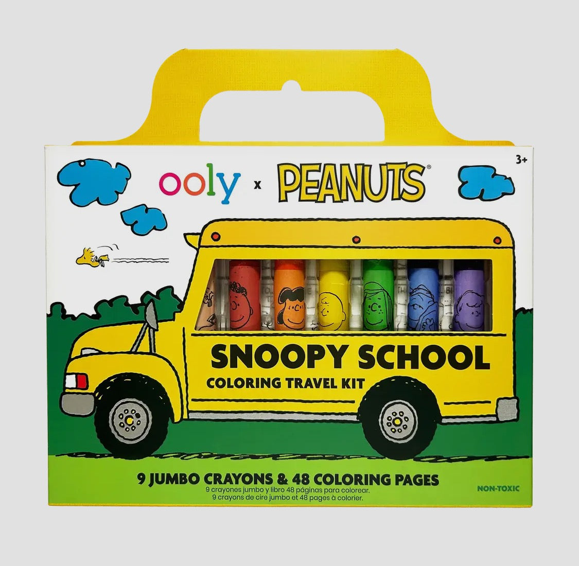 OOLY X Peanuts Snoopy School Coloring Travel Kit