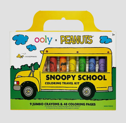 OOLY X Peanuts Snoopy School Coloring Travel Kit