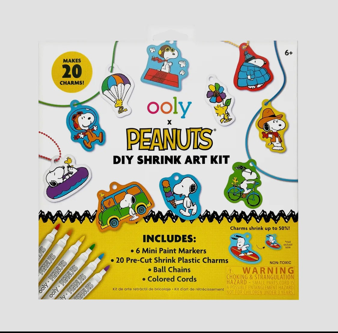 OOLY X Peanuts Diy Shrink Art