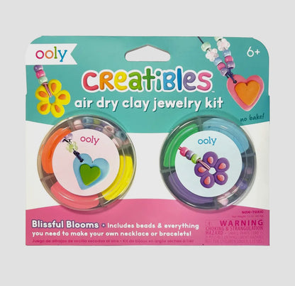 Creatibles Air Dry Clay Jewelry Kit - Blissful Bloom