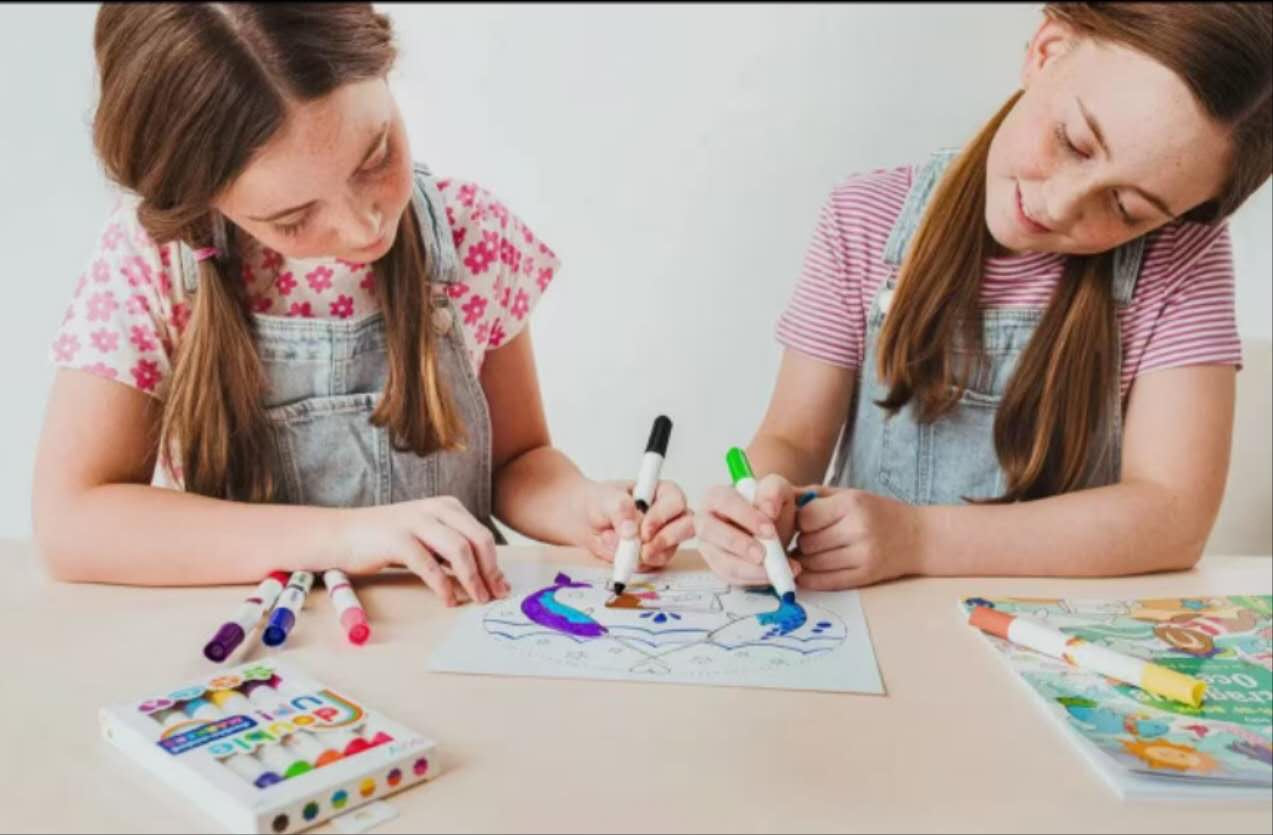 Double up! Double-Ended Crayons