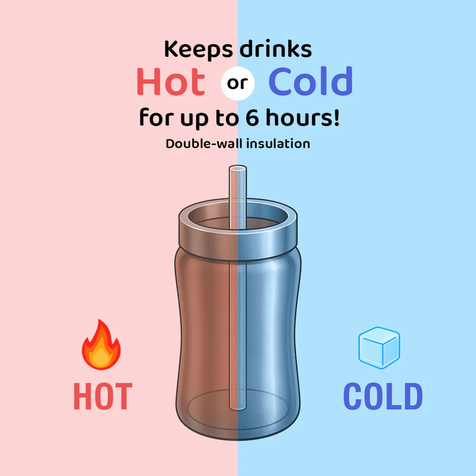 Grosmimi Stainless Steel Kids Tumbler 10oz