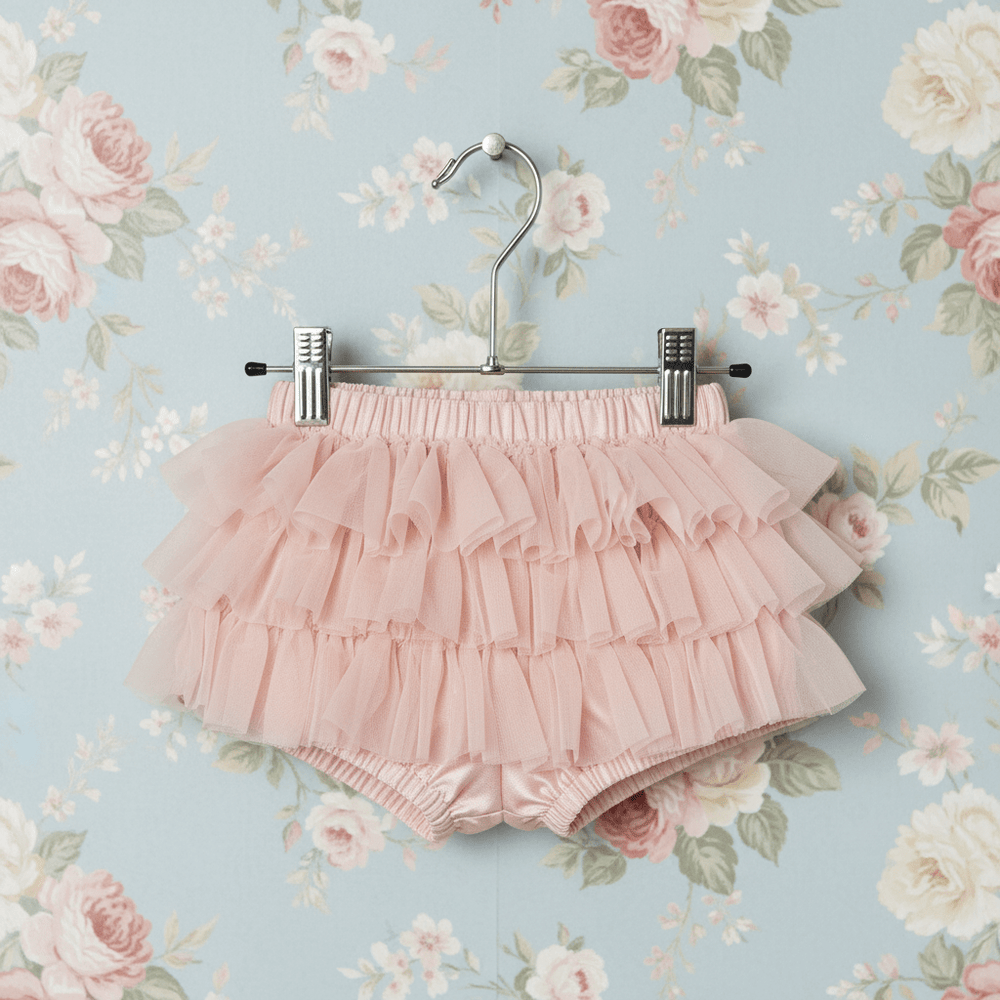 DOLLY by Le Petit Tom Frilly Pants Tutu Baby Bloomer - Ballet Pink for Girls – Dolly by Le Petit Tom (image 2)
