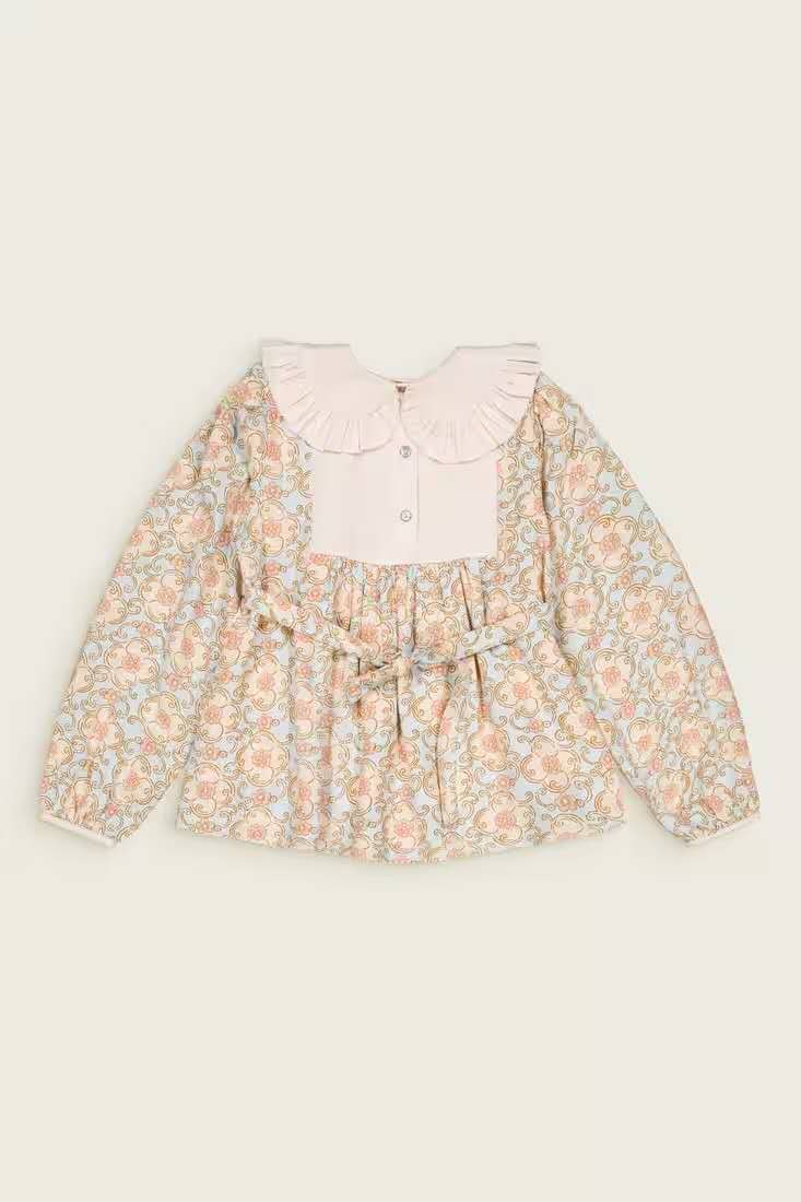 Camille Blouse, Rêverie d'Hiver Print – Bachaa
