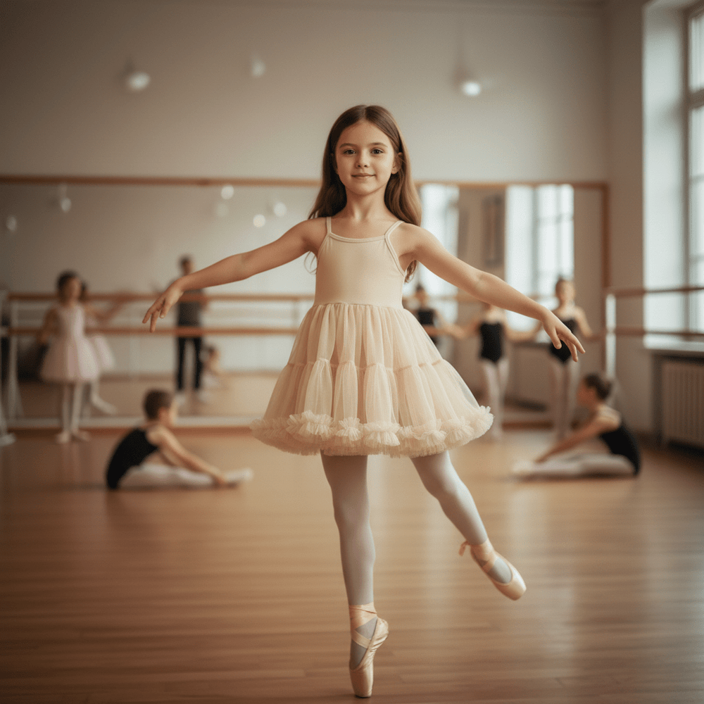 DOLLY by Le Petit Tom Petti Spaghetti Pettiskirt Tutu Dress - Cream for Girls – Dolly by Le Petit Tom (image 2)