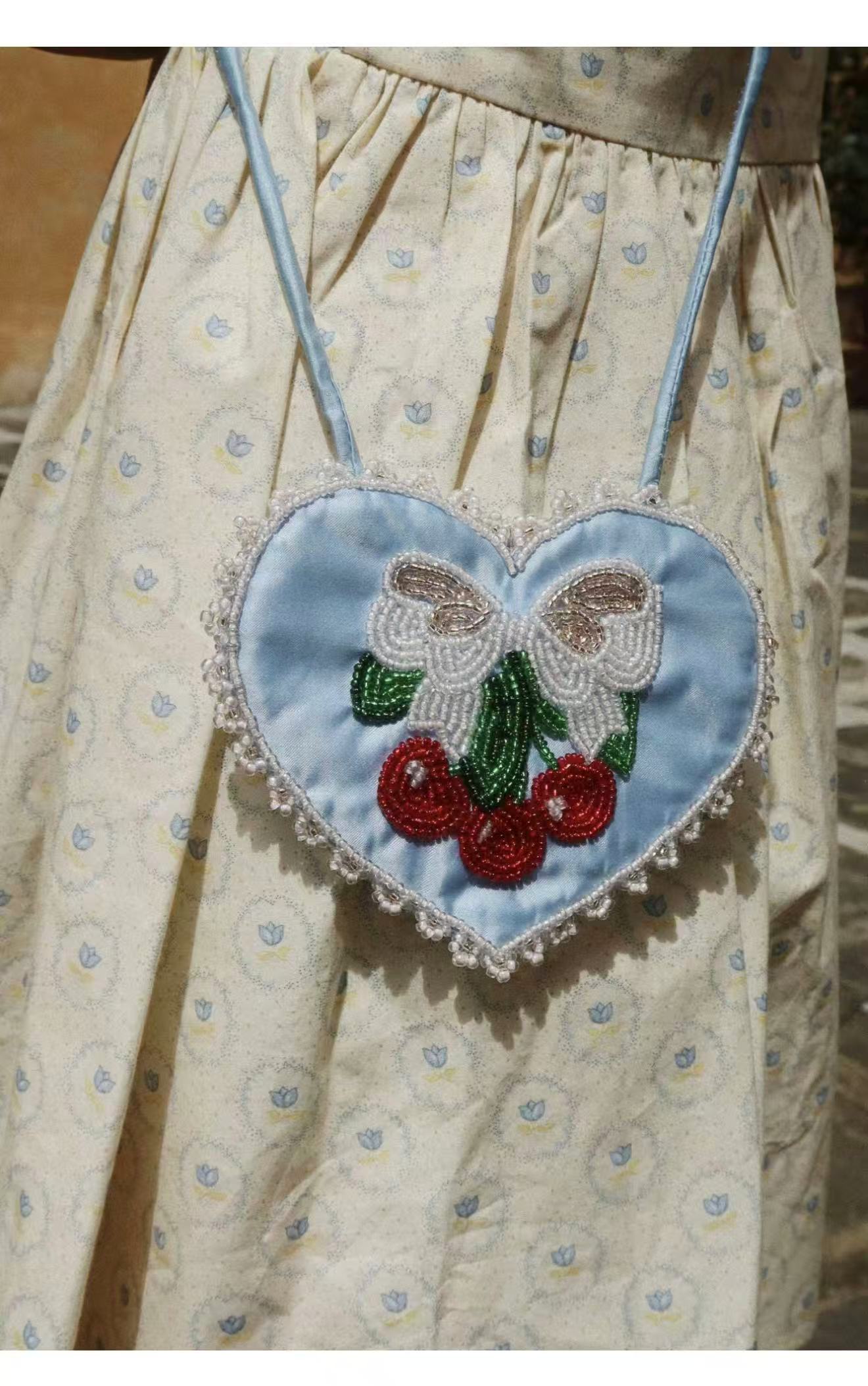 Girls Beaded Heart Purse | Cute Kids Mini Bag – Konges Sløjd