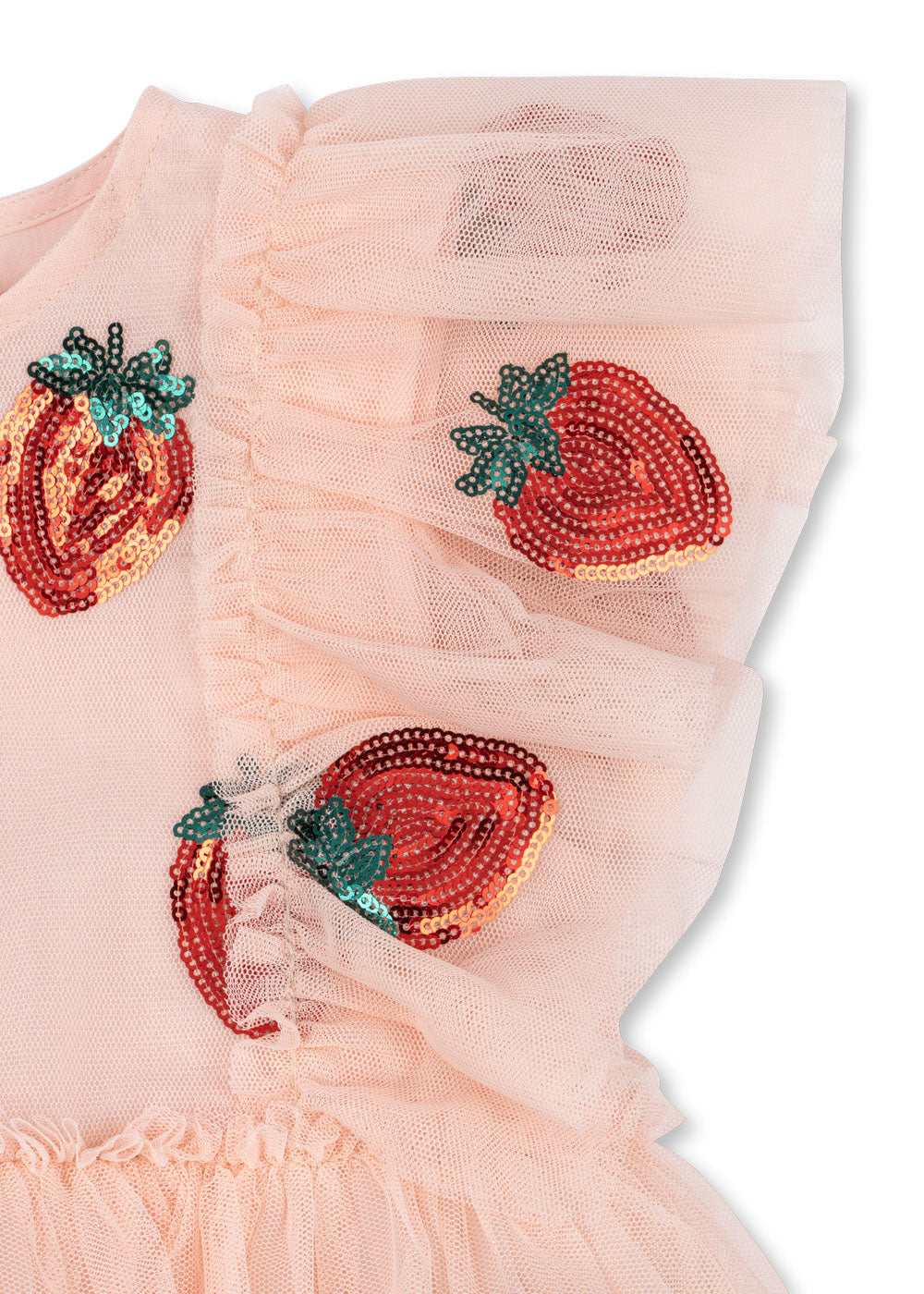 Konges Sløjd Yvonne Tulle Dress – Strawberry Rose Kids Dress