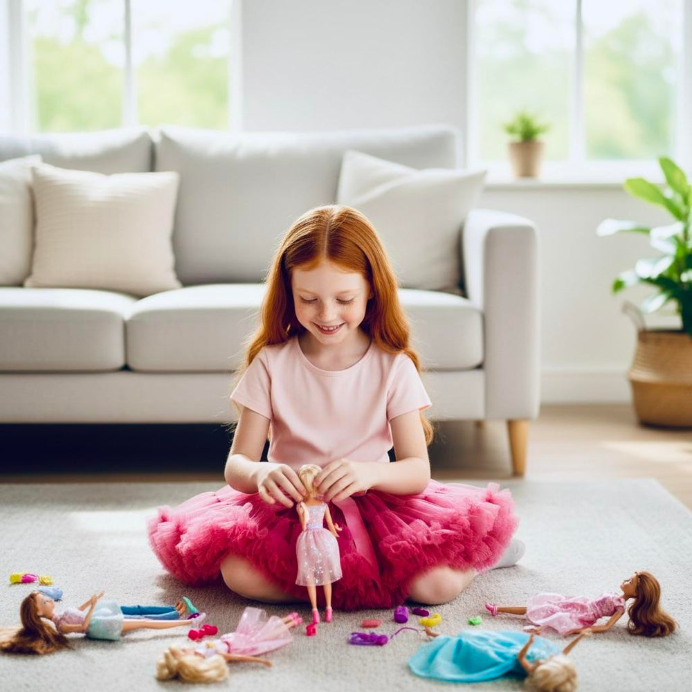 DOLLY by Le Petit Tom Vintage Barbie Pettiskirt Barbiepink – Dolly by Le Petit Tom (image 4)