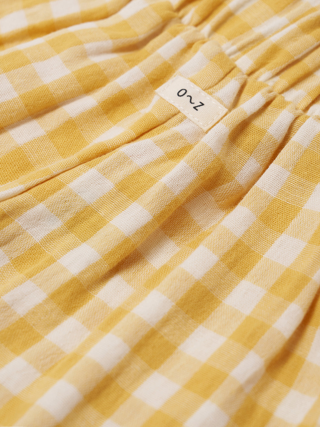 Organic Zoo Honeycomb Gingham Fisherman Pants for Kids