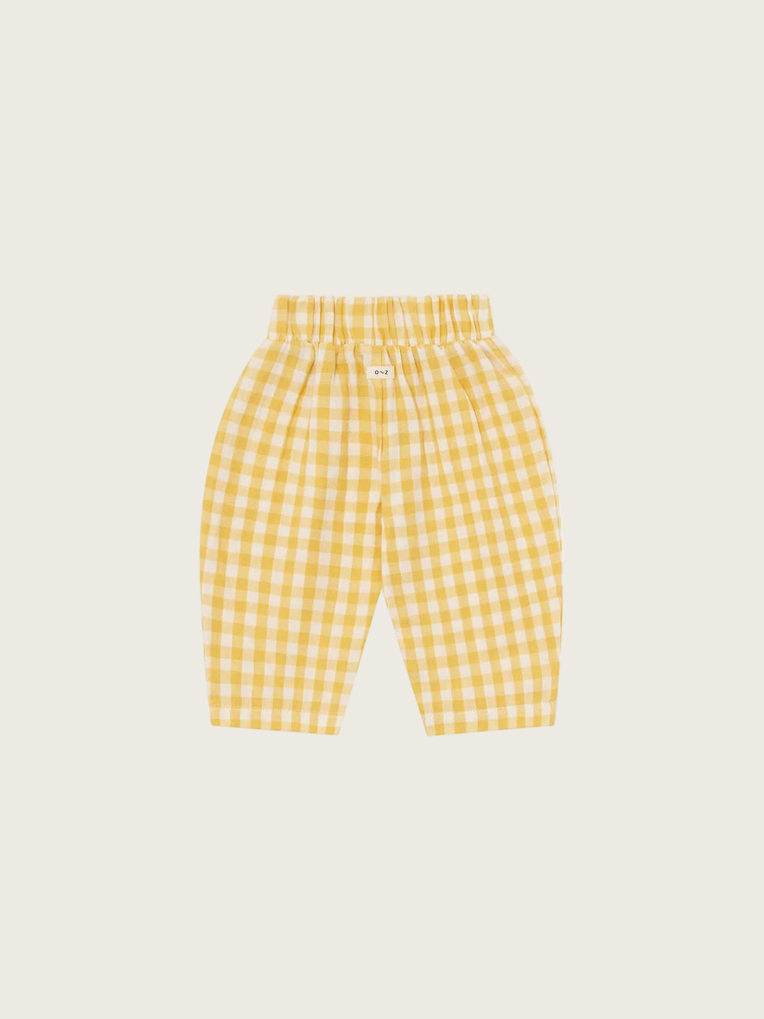Organic Zoo Honeycomb Gingham Fisherman Pants for Kids