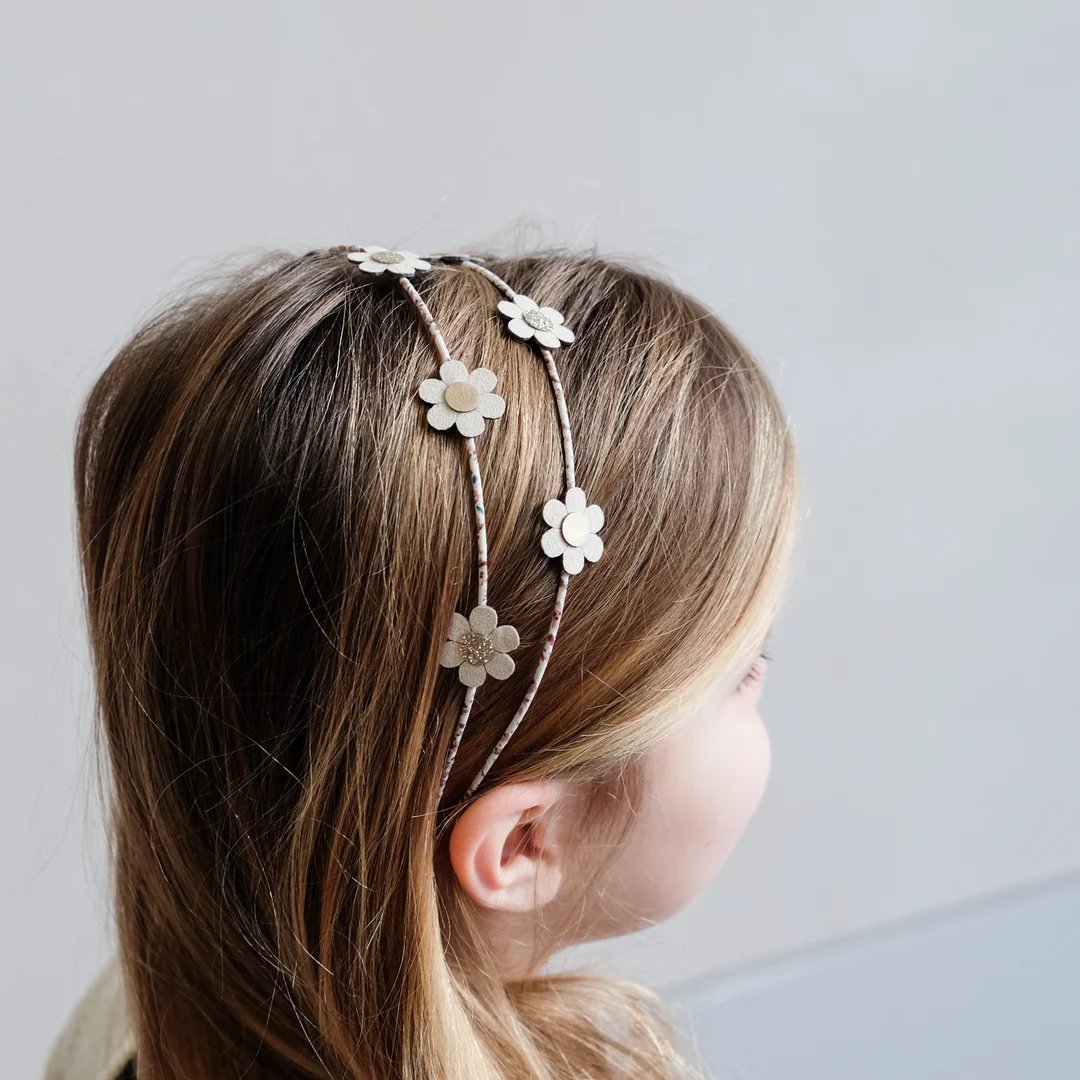 Mimi and Lula daisy headband worn by girl