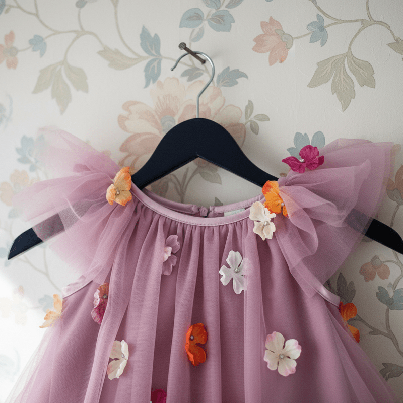 DOLLY by Le Petit Tom Potpourri Fairy Tutu Dress - Mauve for Girls – Dolly by Le Petit Tom (image 6)