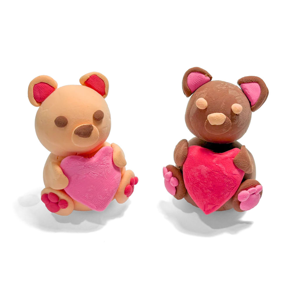 Creatibles Mini Air Dry Clay Kit - Lovely Bears BFFs – littlewild kids (image 4)