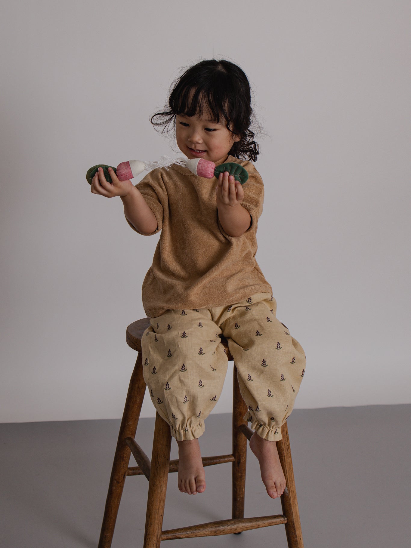 Organic Zoo Lavender Bloom Gardener Pants for Kids