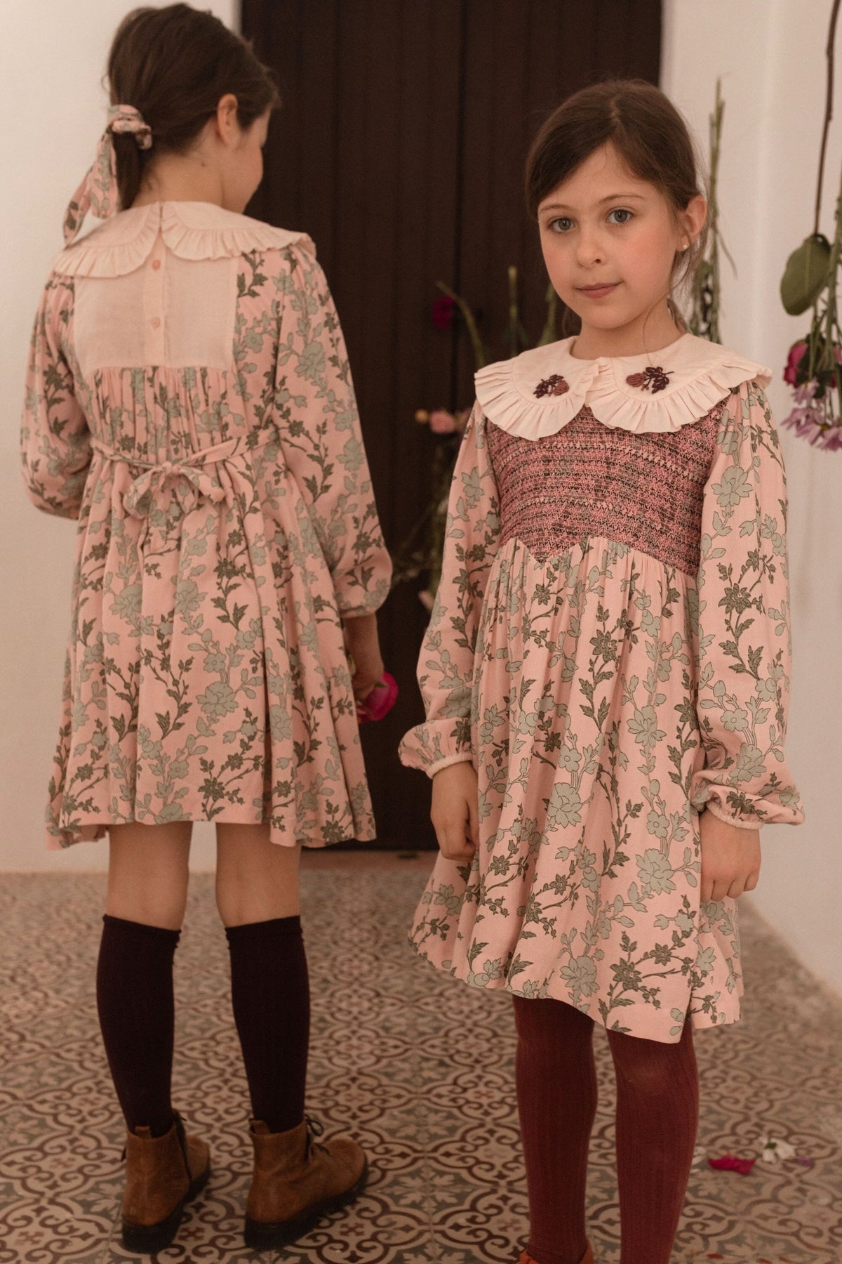 Bachaa Aimée Dress Souffle Givré Print