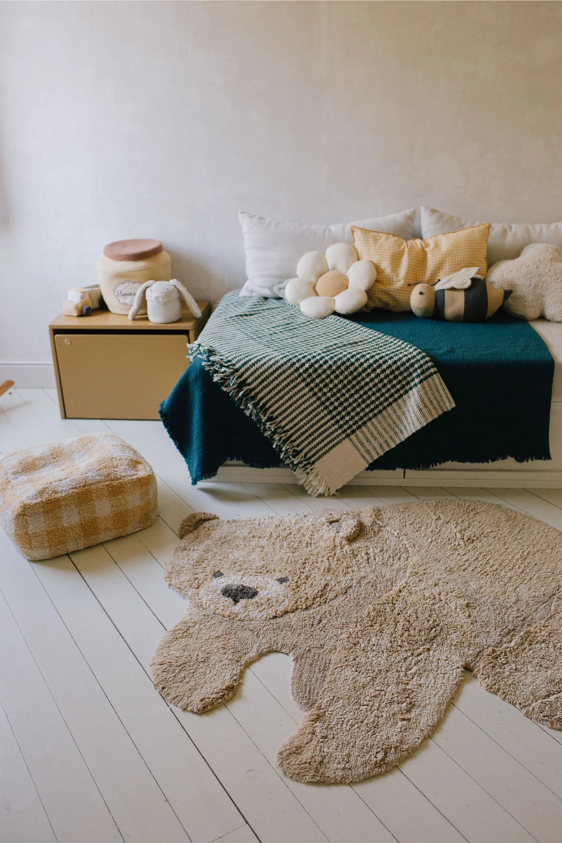 Washable Animal Cotton Rug Bear – Lorena Canals