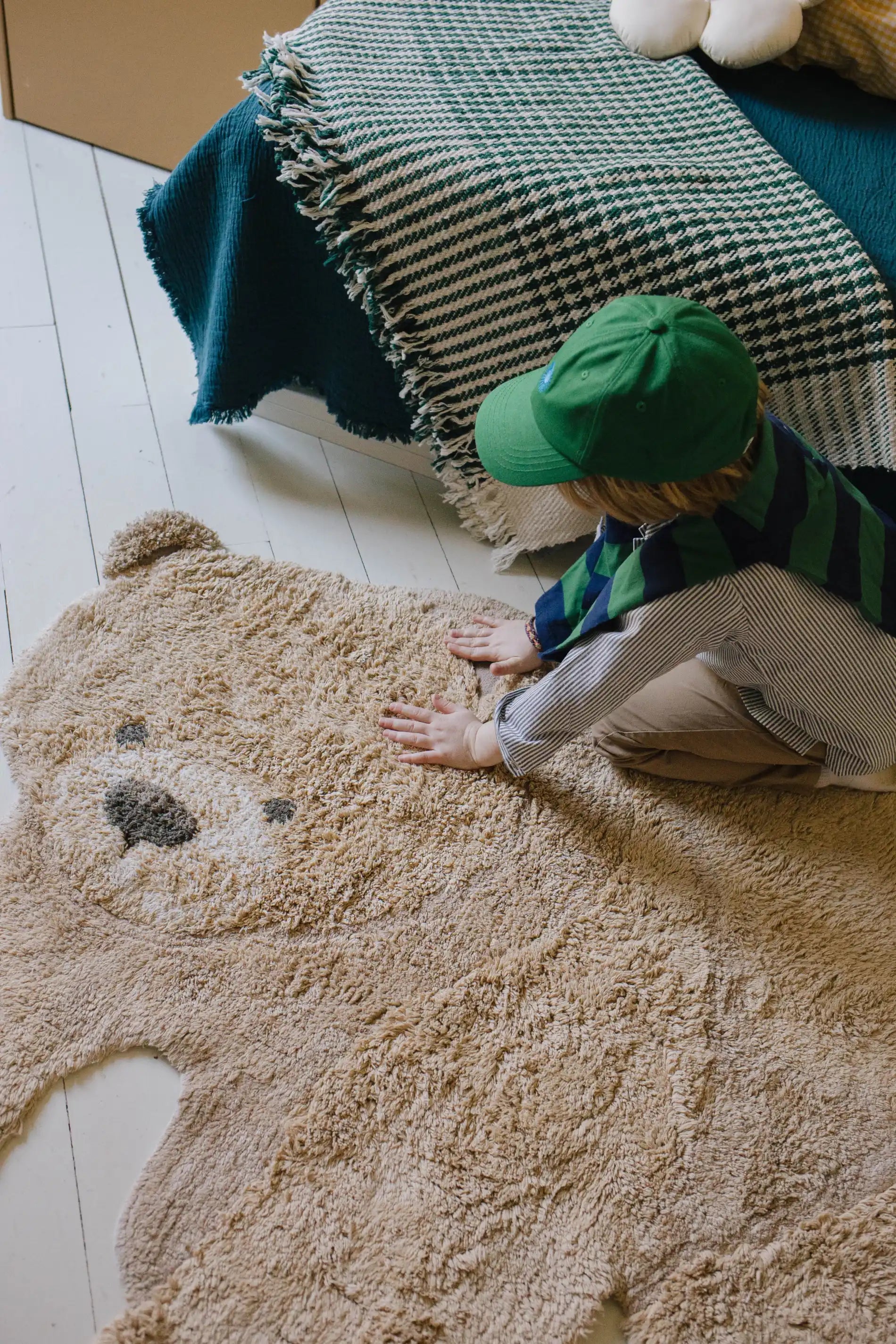 Washable Animal Cotton Rug Bear – Lorena Canals