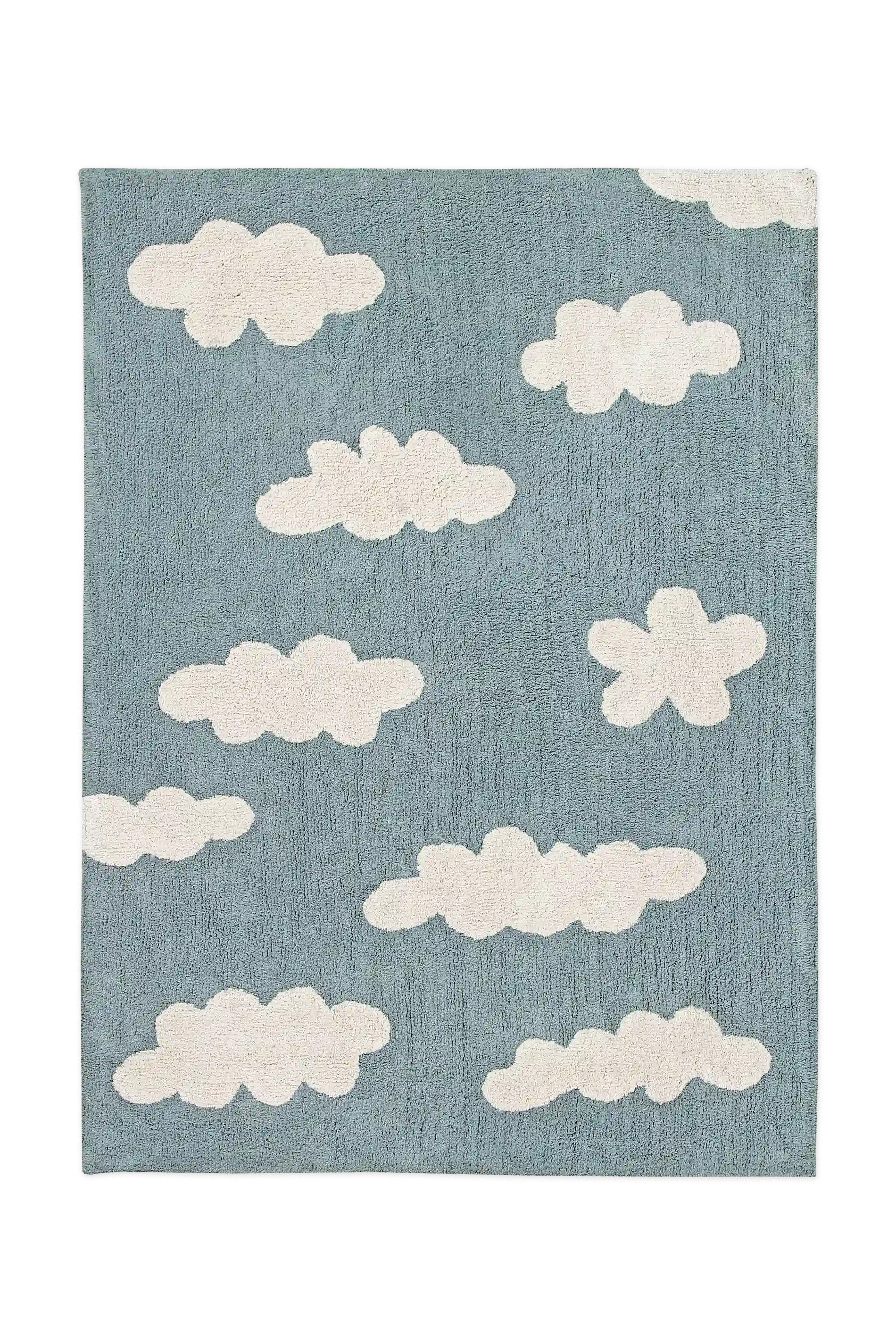 Washable Area Rug Clouds Blue – Lorena Canals