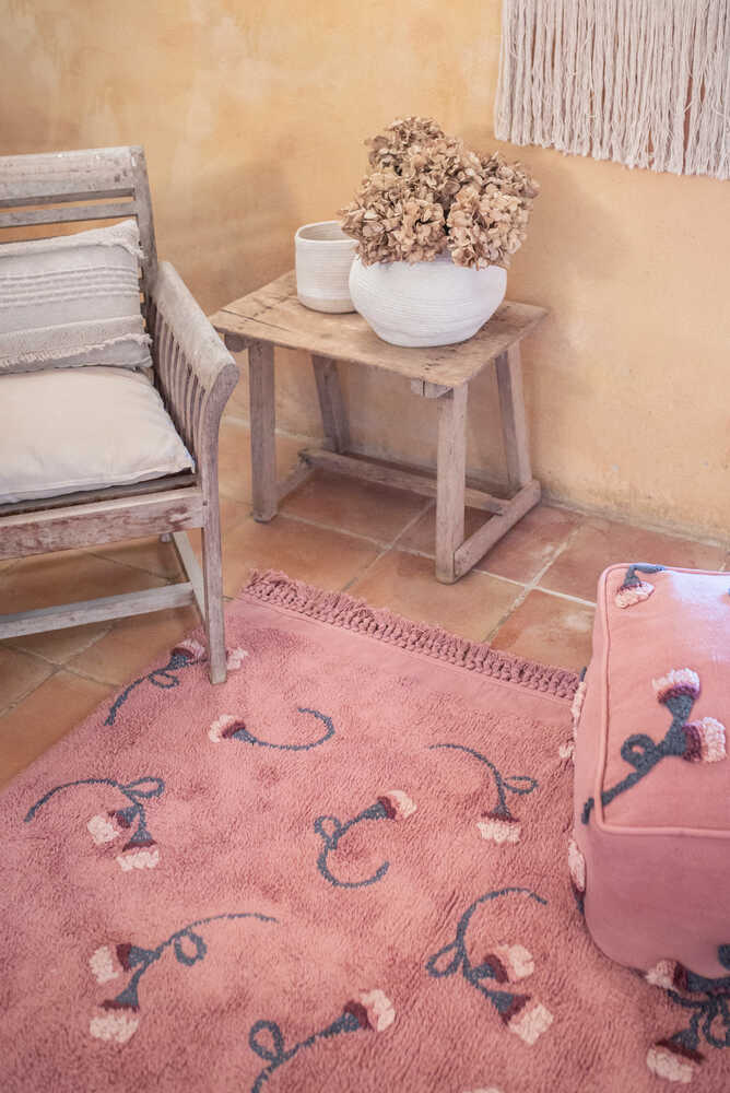 Washable Area Rug English Garden Rose – Lorena Canals